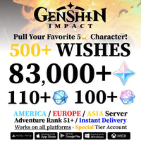 Genshin Reroll Account with Primogems [Asia]