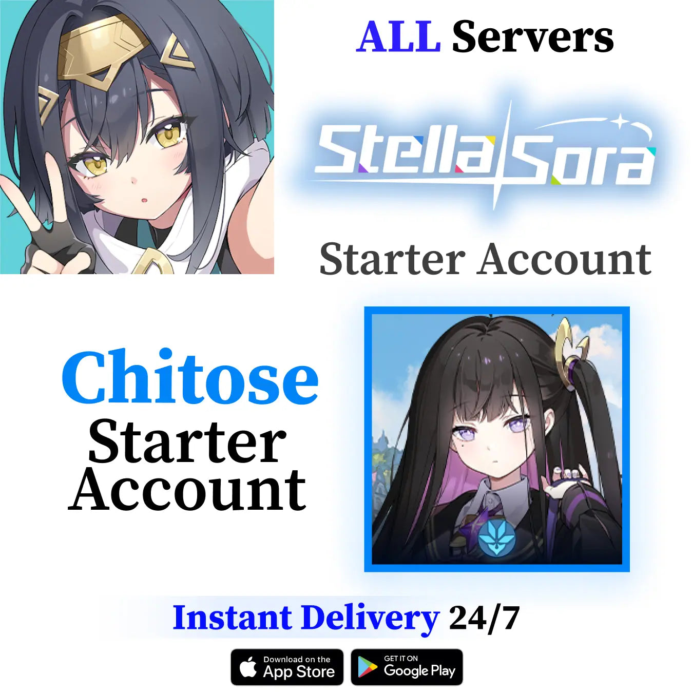 Stella Sora Chitose Starter Account [All Servers]