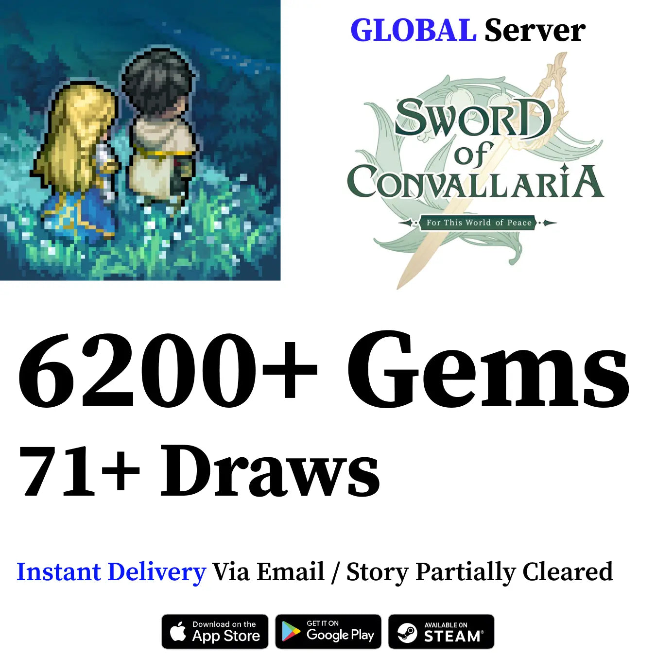 Sword of Convallaria Starter Account [Global]