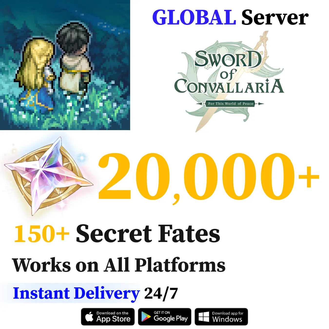 Sword of Convallaria Starter Account [Global]