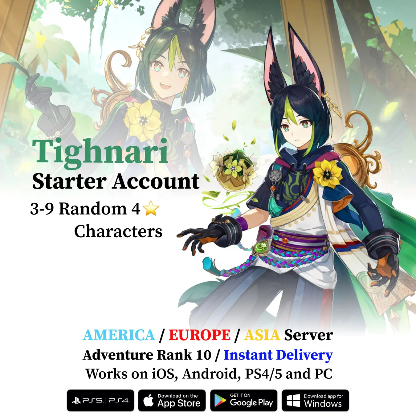 Tighnari Starter Account