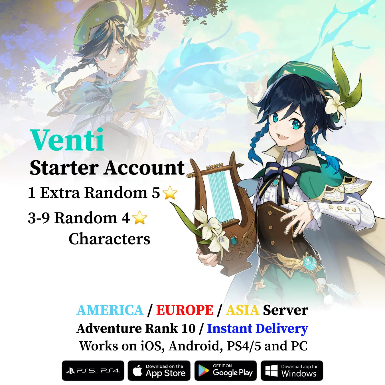 Venti Starter Account