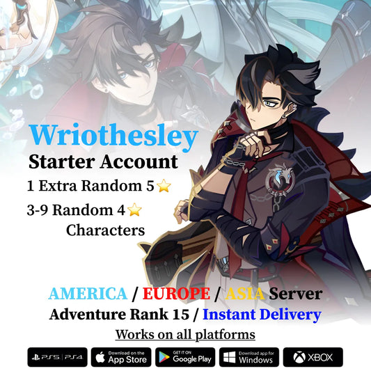 Wriothesley Starter Account