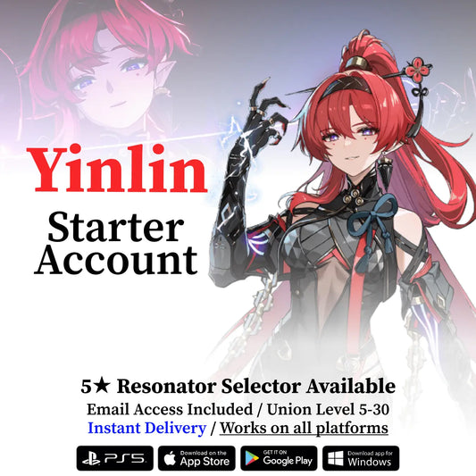 Wuthering Waves Yinlin Starter Reroll Account