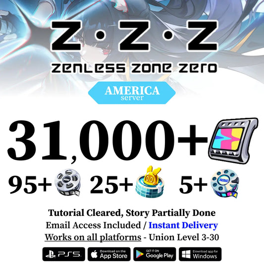 Zenless Zone Zero Reroll Account with Polychrome [America]