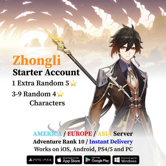 Zhongli Starter Account