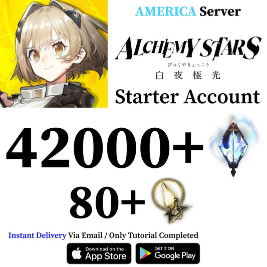 Alchemy Stars Reroll Account with 42000+ Star Flare [America] - Genshin Accounts