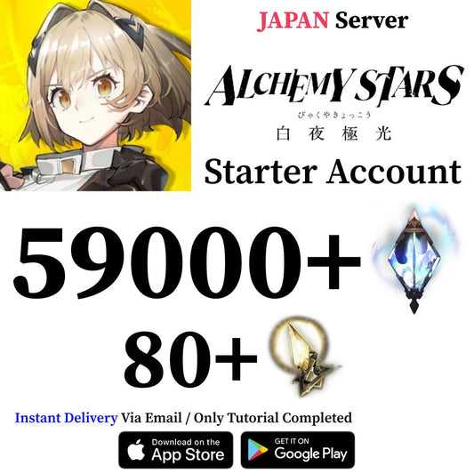 Alchemy Stars Reroll Account with 59000+ Star Flare [Japan] - Genshin Accounts