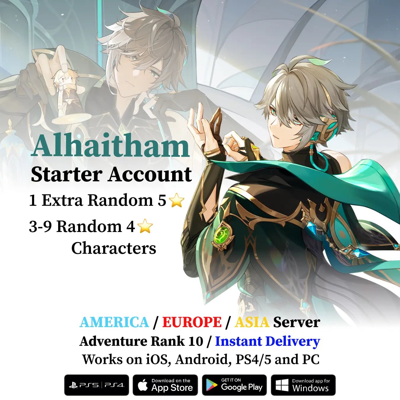 Alhaitham Starter Account - Genshin Accounts