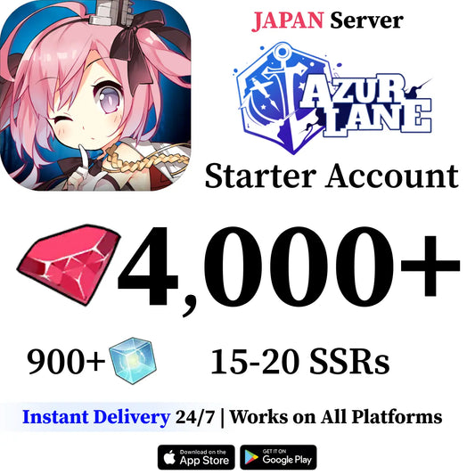 Azur Lane Starter Reroll Account [Japan]