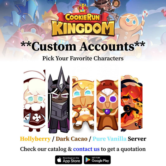 Cookie Run: Kingdom Custom Account - Genshin Accounts