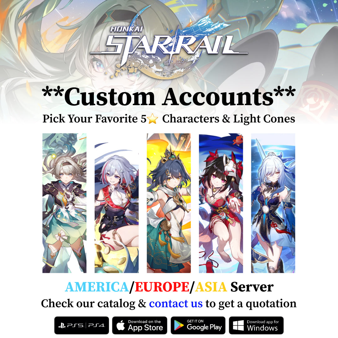 Honkai: Star Rail Custom Account - Genshin Reroll Account