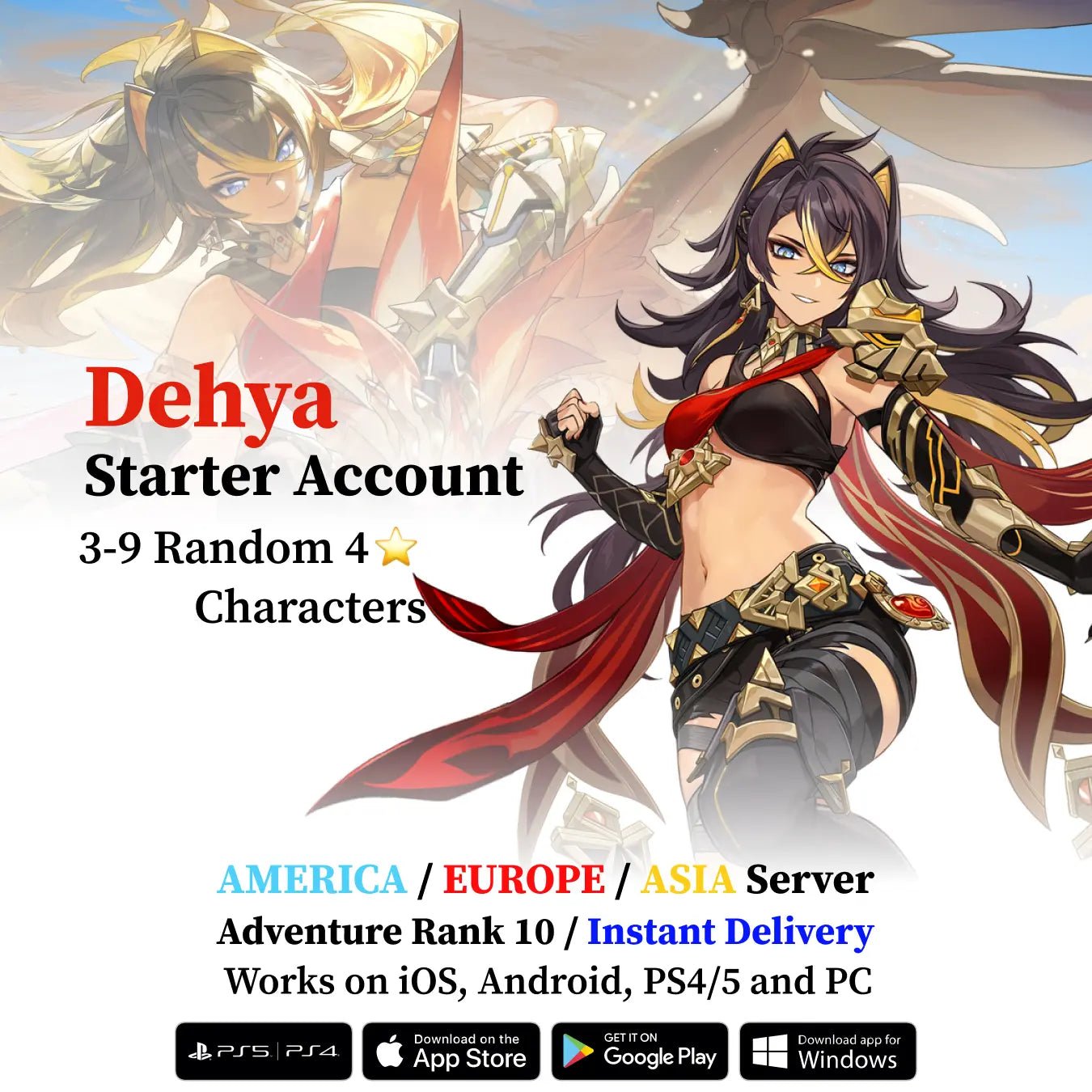 Dehya Starter Account - Genshin Accounts