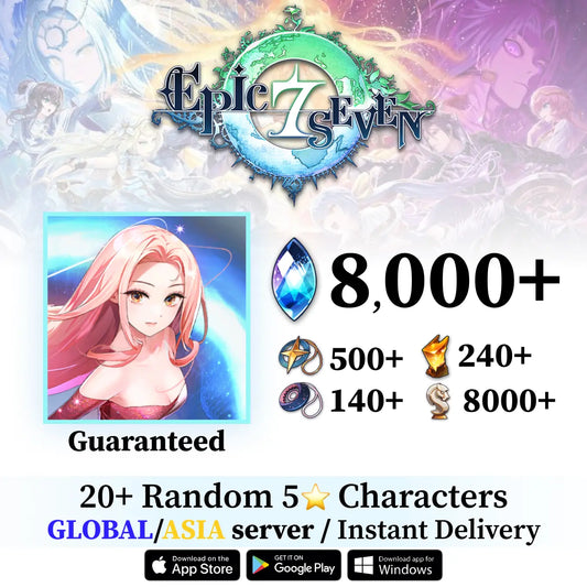ae-WINTER Epic Seven Starter Account