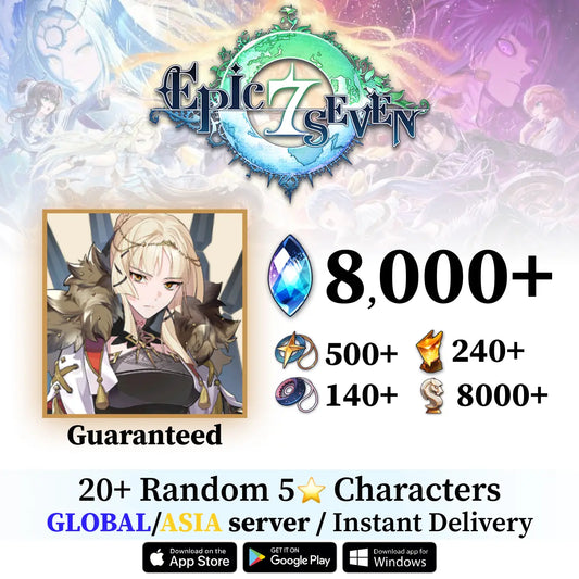 Conqueror Lilias Epic Seven Starter Account