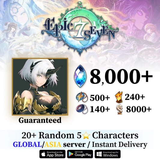 Angel of Light Angelica Epic Seven Starter Account [Global]