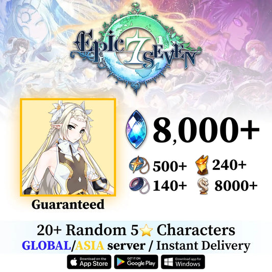 Iseria Epic Seven Starter Account