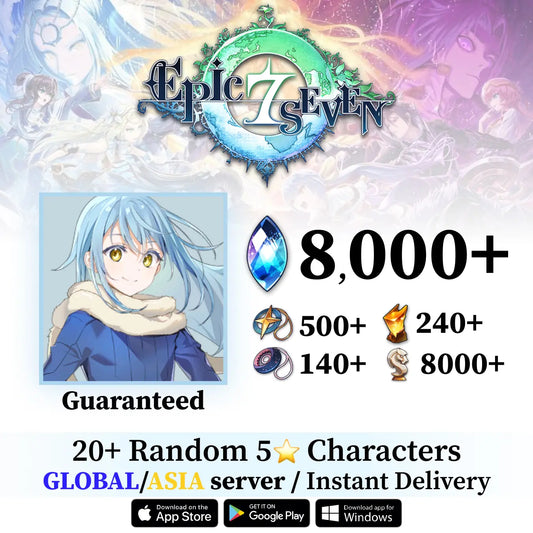 Rimuru Epic Seven Starter Account