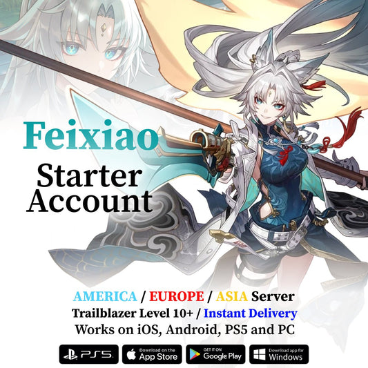 Feixiao Honkai Star Rail Starter Account [ASIA] - Genshin Accounts