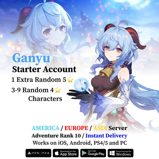 Ganyu Starter Account - Genshin Accounts