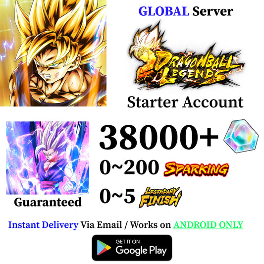 Dragon Ball Legends Beast Gohan Starter Account [Android]