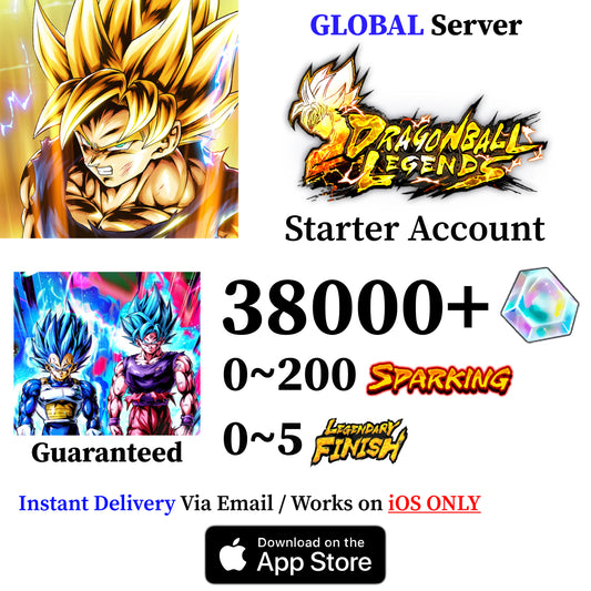 Dragon Ball Legends Goku & Vegeta Starter Account
