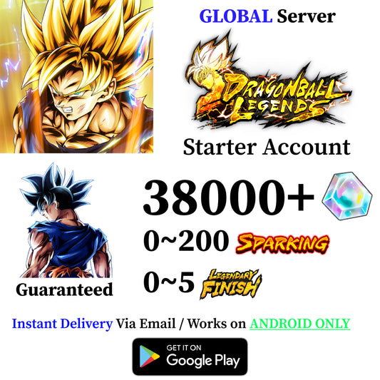 Dragon Ball Legends UL Ultra Instinct - Sign - Goku Starter Account [Android]