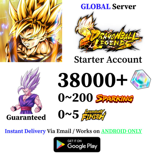Dragon Ball Legends Beast Gohan Starter Account [Android]