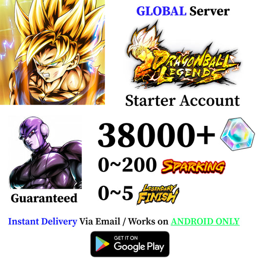 Dragon Ball Legends Hit Starter Account [Android]