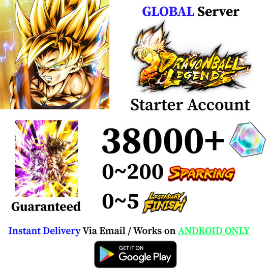 Dragon Ball Legends Goku & Final Form Frieza Starter Account [Android]