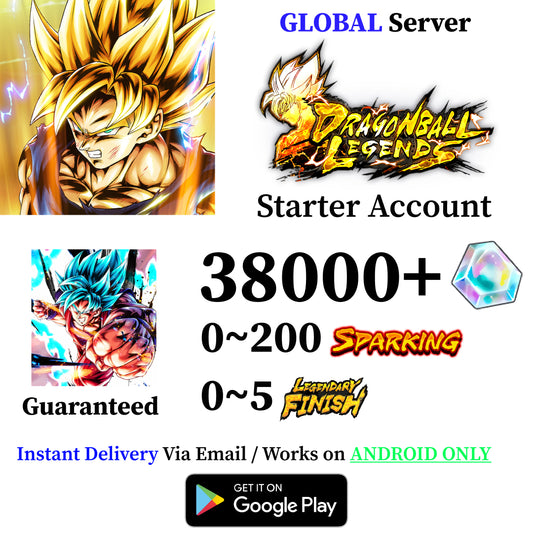 Dragon Ball Legends UL Kaioken Goku Starter Account [Android]