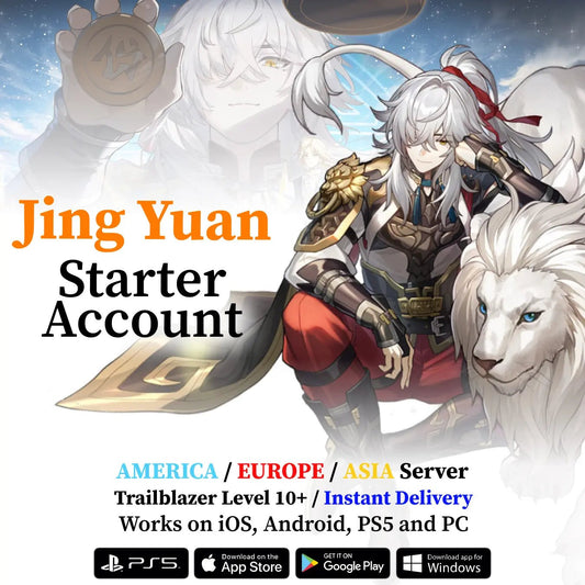 Jing Yuan Honkai Star Rail Starter Account [ASIA] - Genshin Accounts