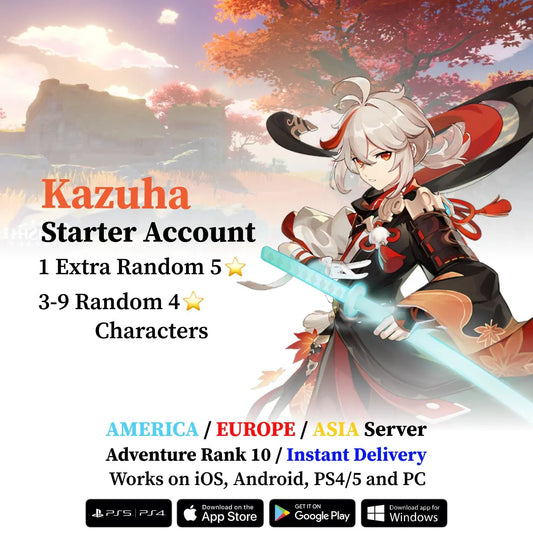 Kazuha Starter Account - Genshin Accounts