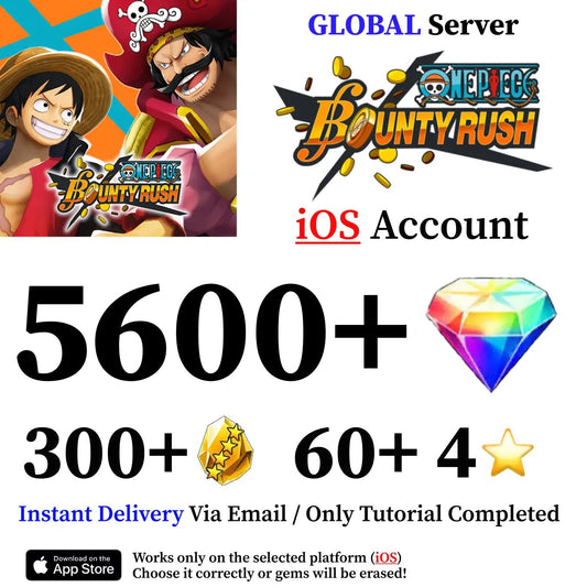 One Piece Bounty Rush Starter Reroll Account [Global - iOS] - Genshin Accounts