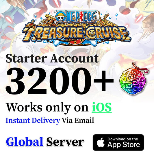 One Piece Treasure Cruise Reroll Account 3200+ Gems [iOS] - Genshin Accounts