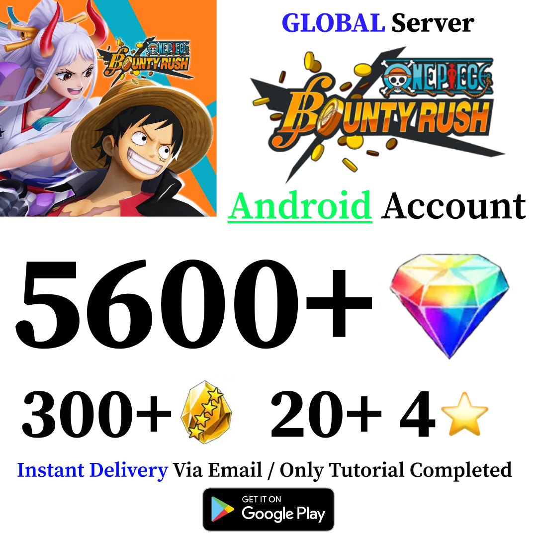 One Piece Bounty Rush Starter Reroll Account