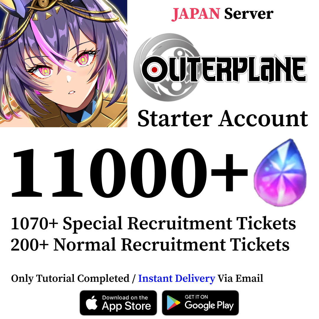 OUTERPLANE Starter Reroll Account [JAPAN]