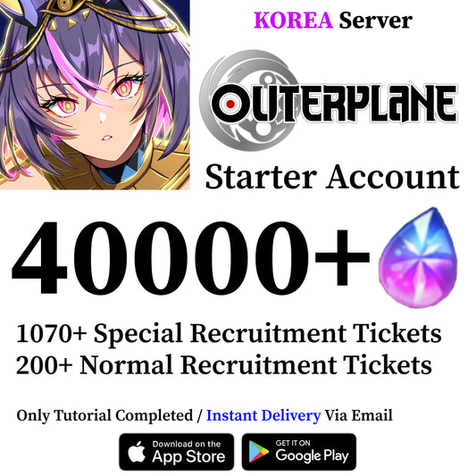 OUTERPLANE Starter Reroll Account [KOREA]