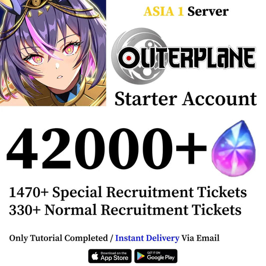 OUTERPLANE Starter Reroll Account [ASIA] - Genshin Accounts