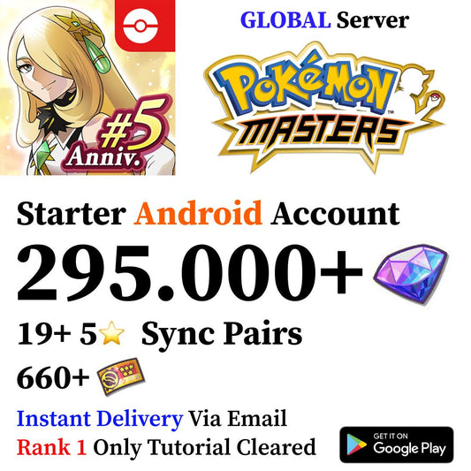 Pokémon Masters EX Account with 295.000+ Gems (Android) - Genshin Accounts