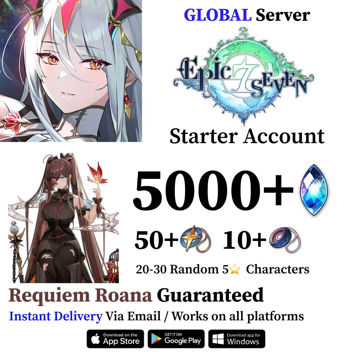 Requiem Roana Epic Seven Starter Account [Global] - Genshin Accounts