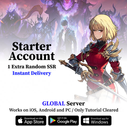Solo Leveling:ARISE CHA HAE-IN Starter Reroll Account [Global]