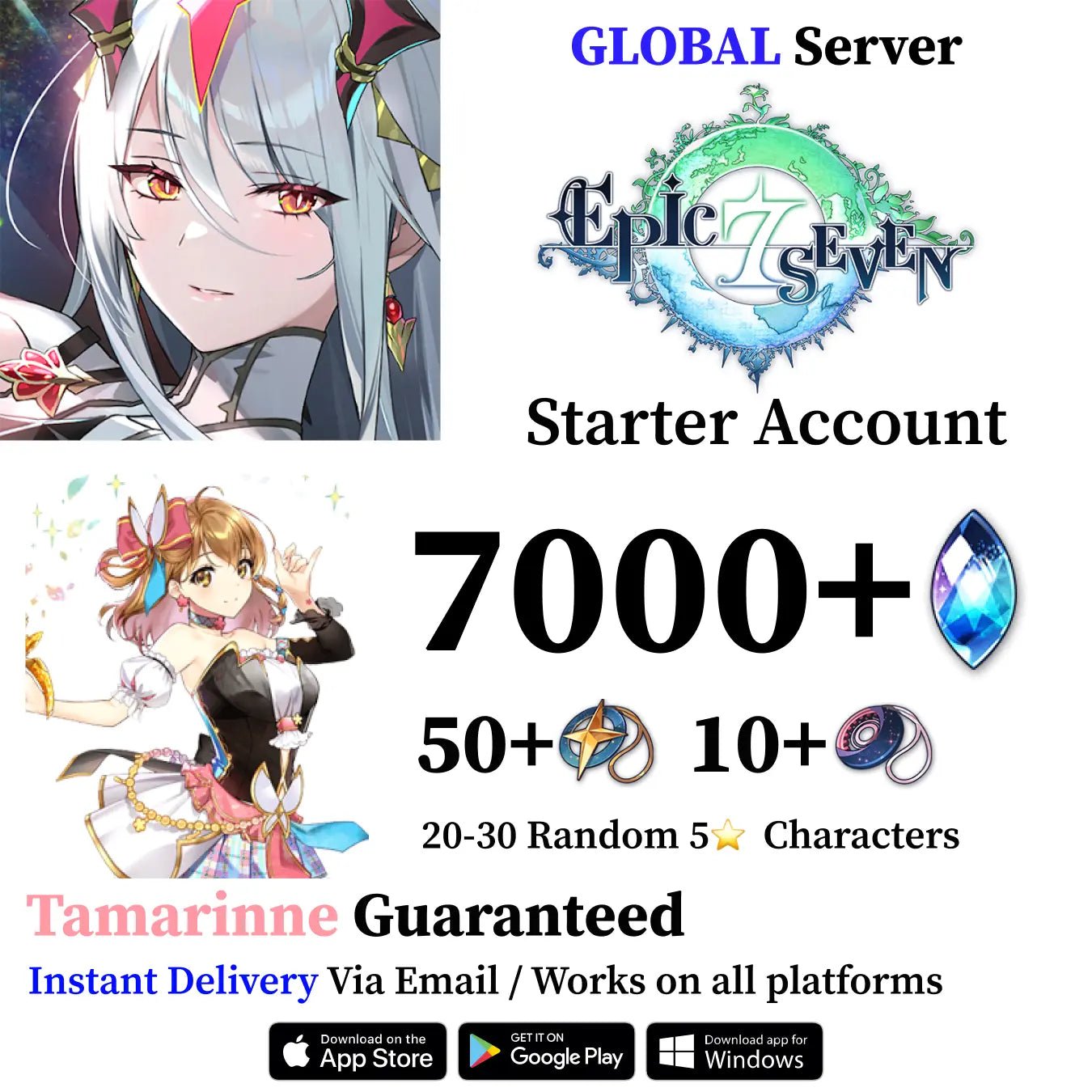 Tamarinne Epic Seven Starter Account [Global] - Genshin Accounts