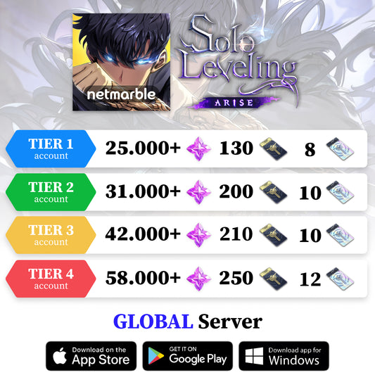 Solo Leveling:ARISE Starter Reroll Account [Global]
