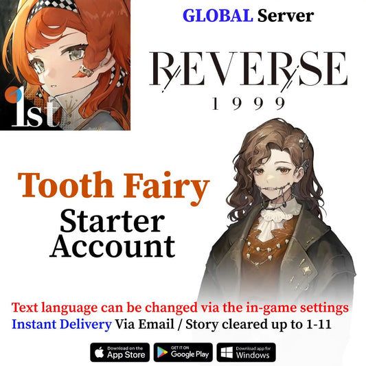 Tooth Fairy Reverse: 1999 Starter Reroll Account [GLOBAL] - Genshin Accounts