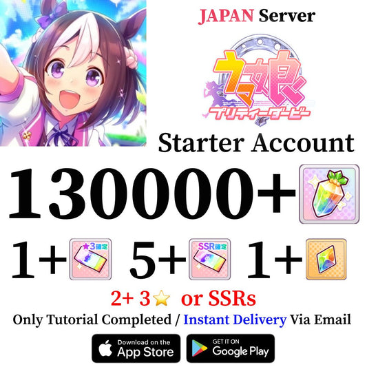 Uma Musume Starter Account with 130,000 Gems [Japan] - Genshin Accounts