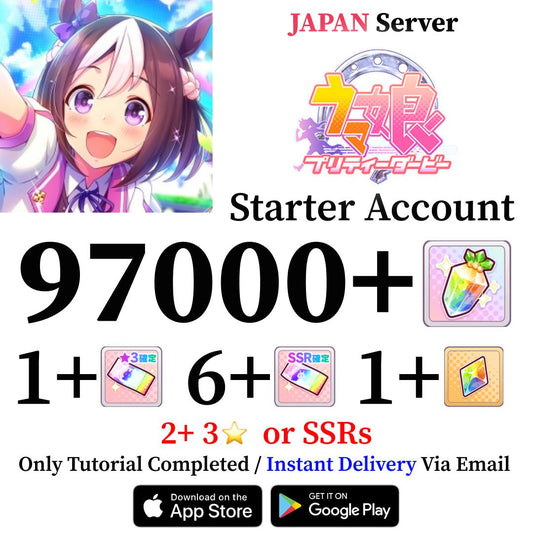 Uma Musume Starter Account with 97,000 Gems [Japan] - Genshin Accounts