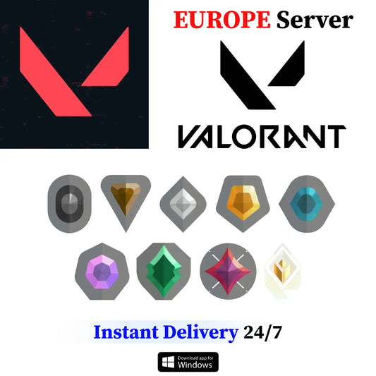 Valorant Europe Ranked Account (Instant Delivery)
