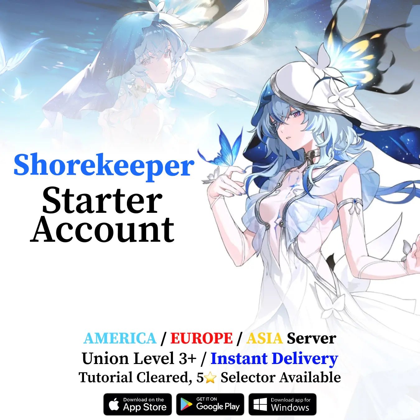 Wuthering Waves The Shorekeeper Starter Reroll Account - Genshin Accounts