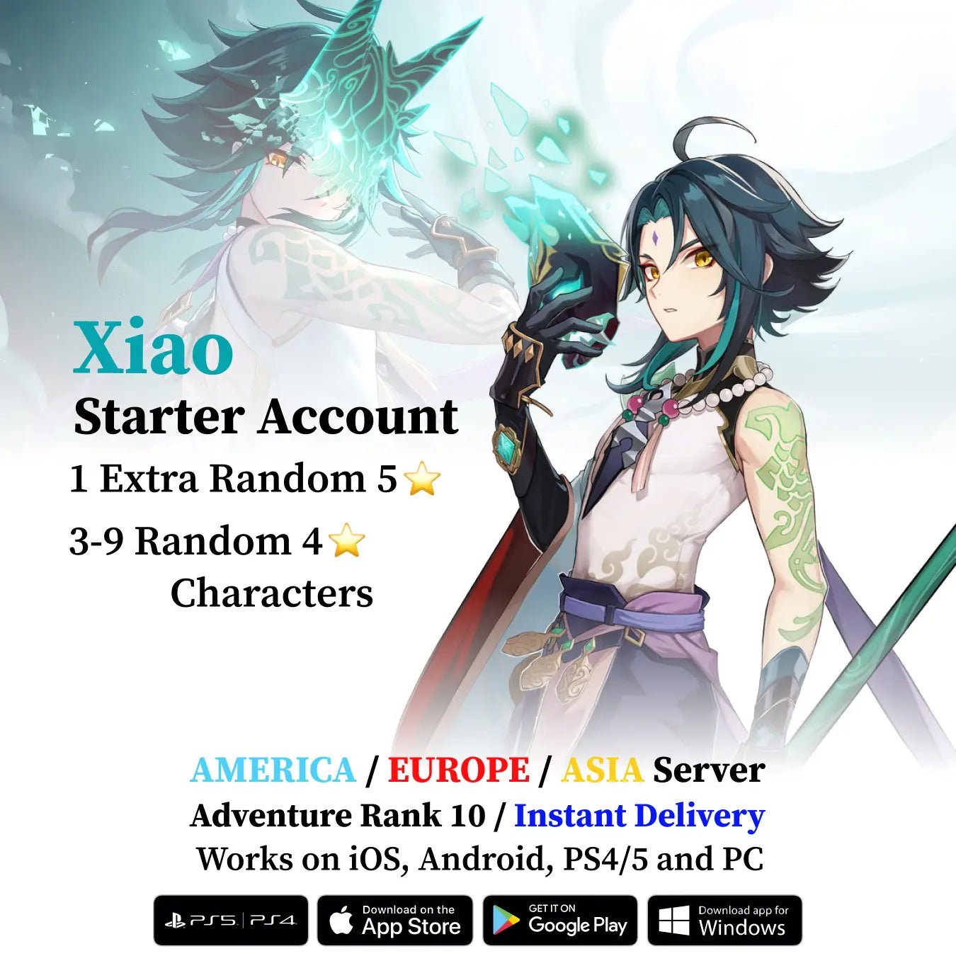 Xiao Starter Account - Genshin Accounts